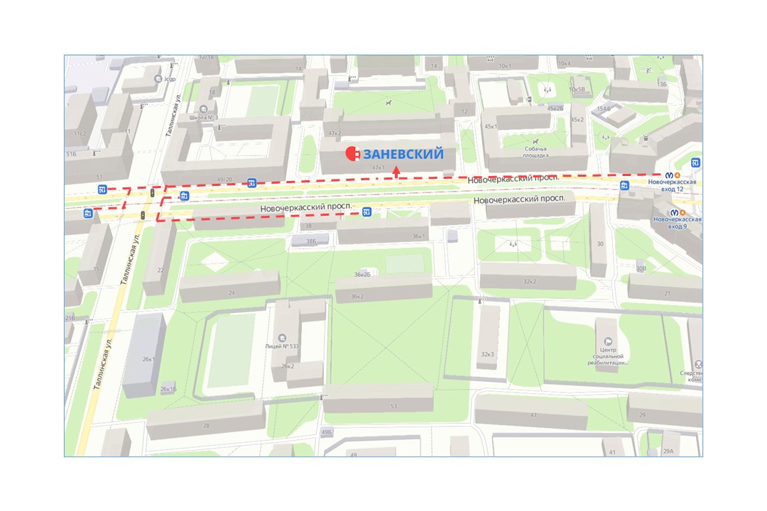 Метро новочеркасская выходы схема выходов из метро